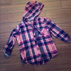 Hooded flannel